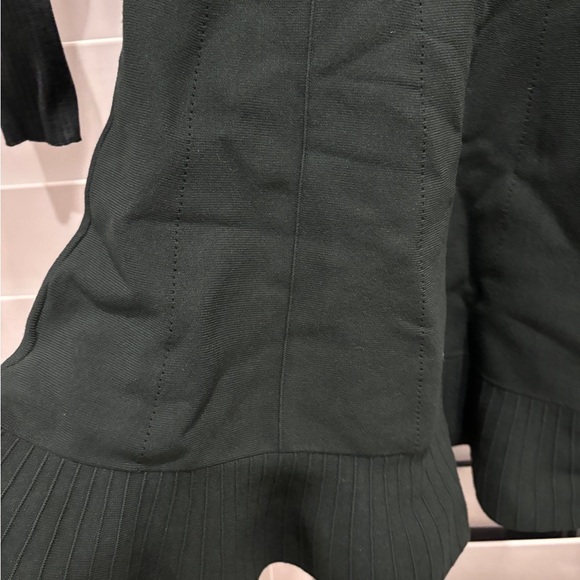 Ever New Elegant Dark green Ribbed Knit Dress - Picture 4 of 6
